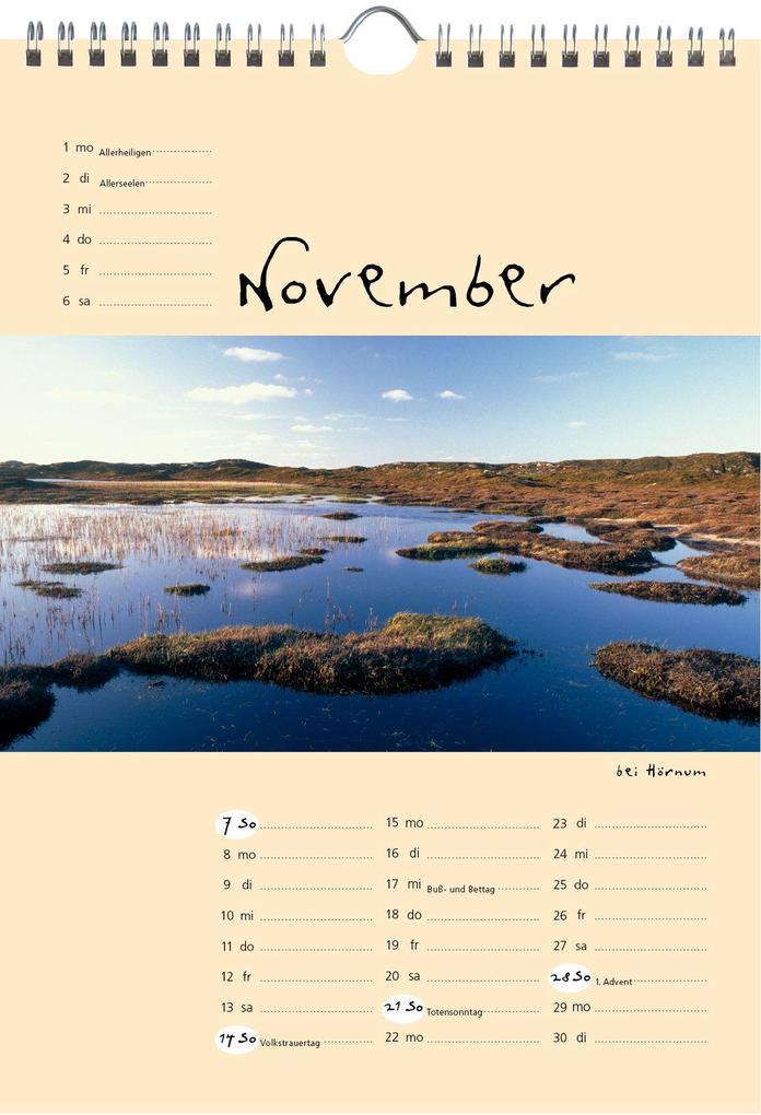 Weitere Ansicht: Sylt-die Insel 2027 A4 Kalender | Gernot Westendorf