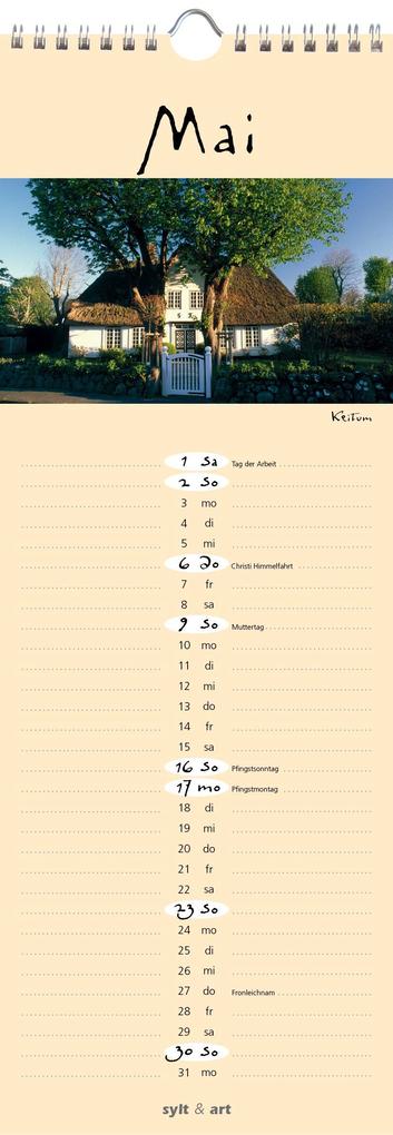 Weitere Ansicht: Sylt-die Insel 2027 Streifenkalender | Gernot Westendorf