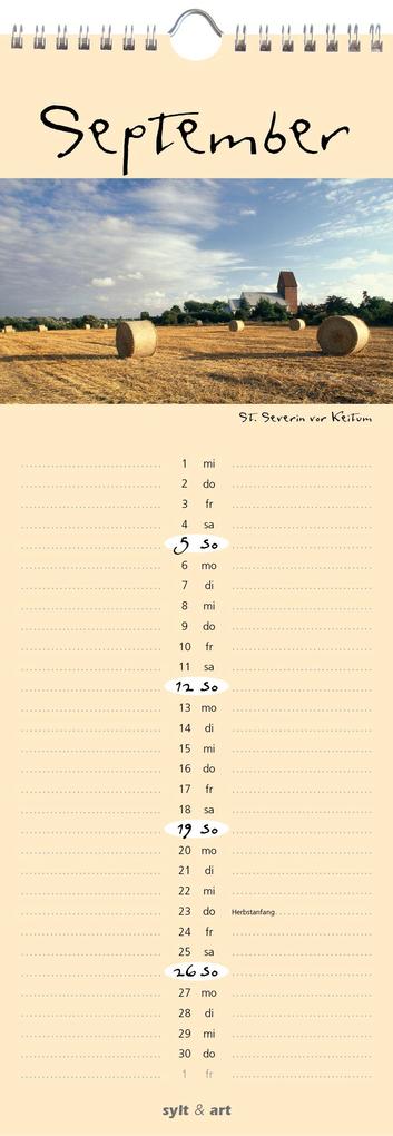 Weitere Ansicht: Sylt-die Insel 2027 Streifenkalender | Gernot Westendorf