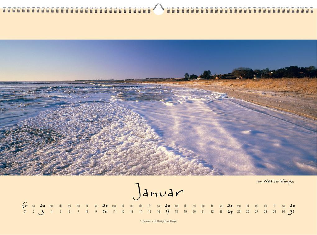 Weitere Ansicht: Sylt-die Insel 2027 Panoramakalender | Gernot Westendorf