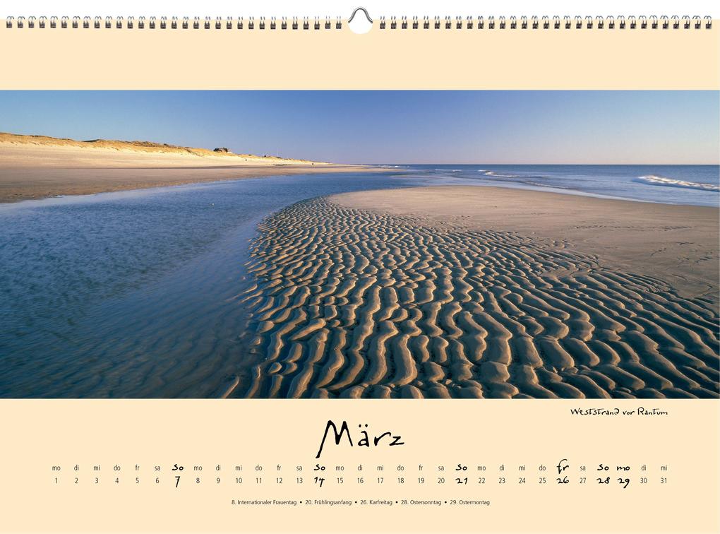 Weitere Ansicht: Sylt-die Insel 2027 Panoramakalender | Gernot Westendorf