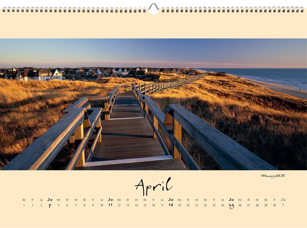 Weitere Ansicht: Sylt-die Insel 2027 Panoramakalender | Gernot Westendorf