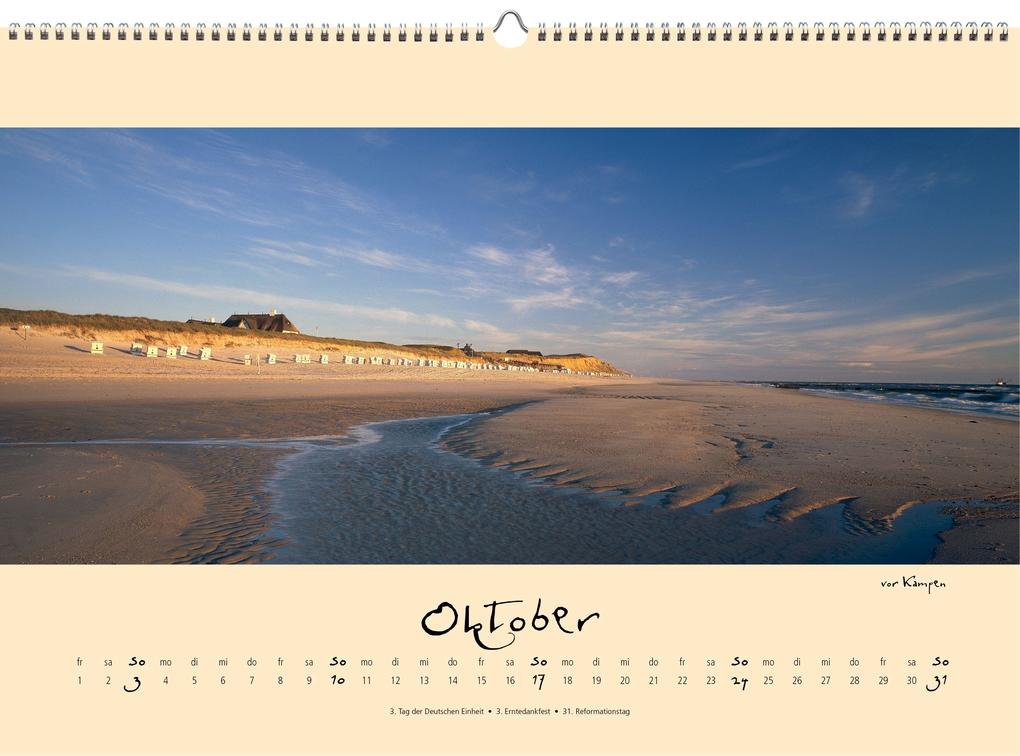 Weitere Ansicht: Sylt-die Insel 2027 Panoramakalender | Gernot Westendorf