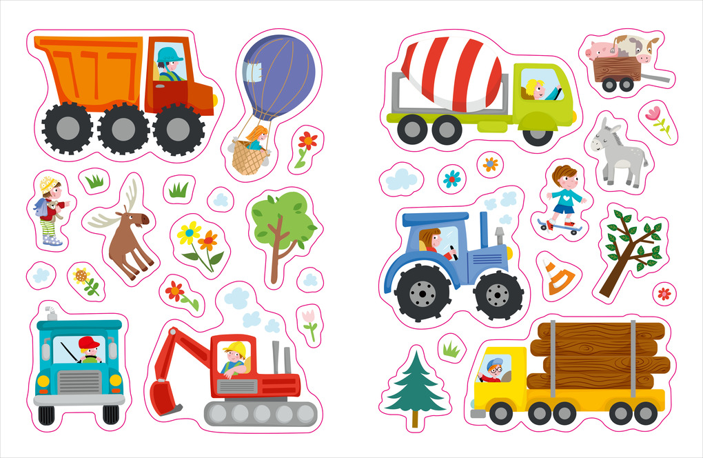 Weitere Ansicht: Mein erstes Stickerheft. Fahrzeuge