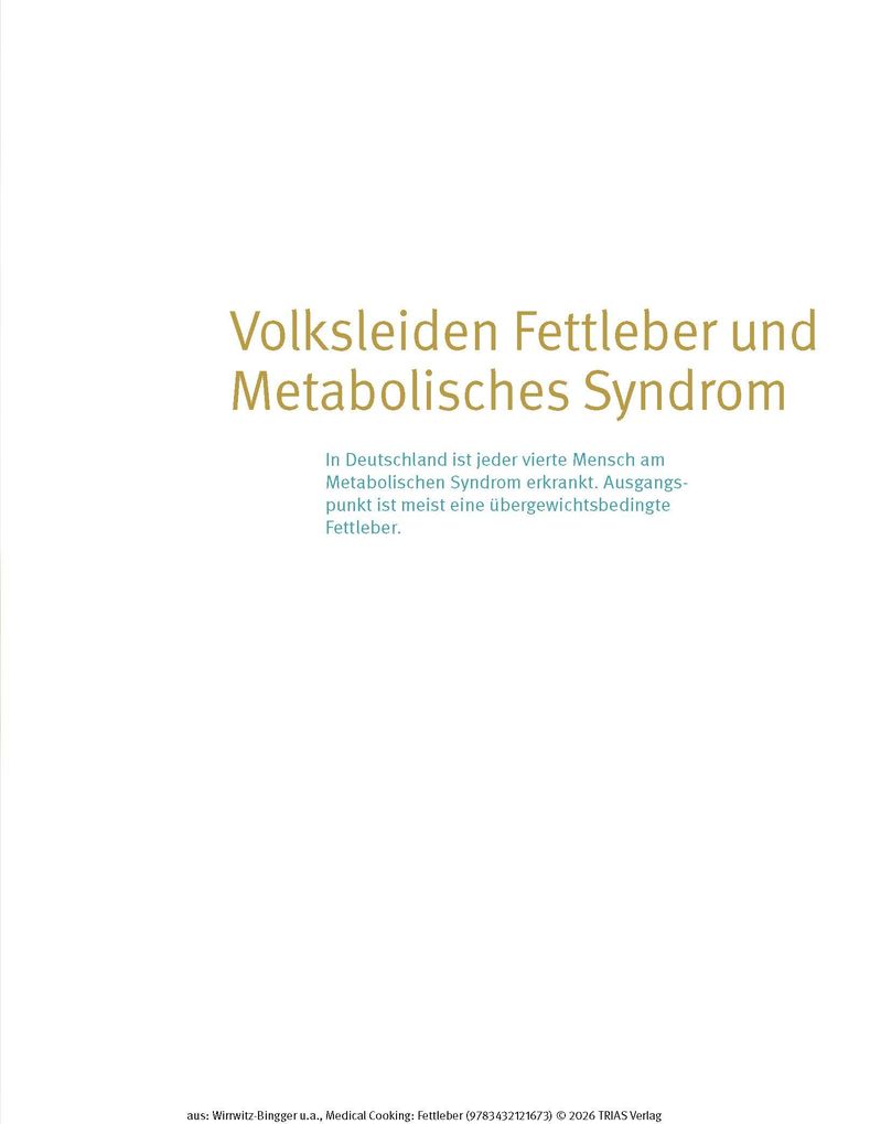 Weitere Ansicht: Medical Cooking: Fettleber | Andrea Wirrwitz-Bingger