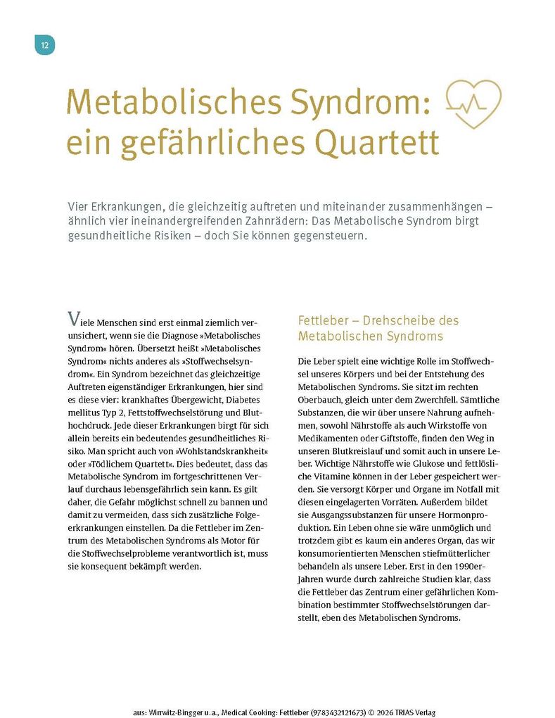 Weitere Ansicht: Medical Cooking: Fettleber | Andrea Wirrwitz-Bingger