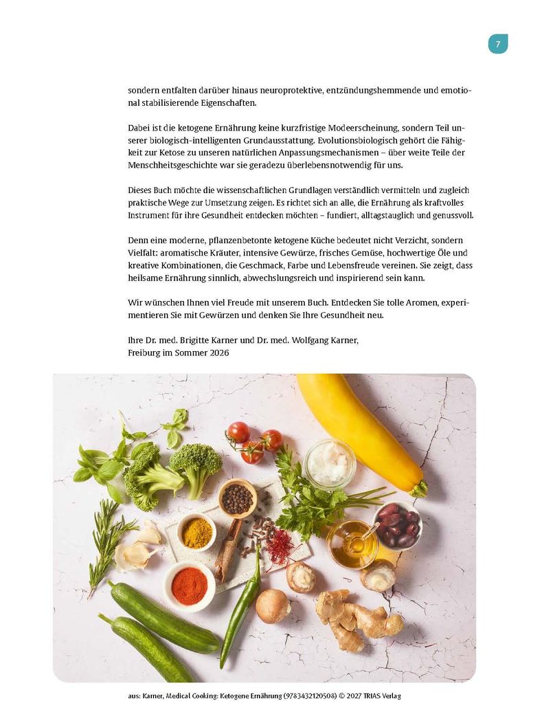 Weitere Ansicht: Medical Cooking: Ketogene Ernährung | Brigitte Karner, Wolfgang Karner