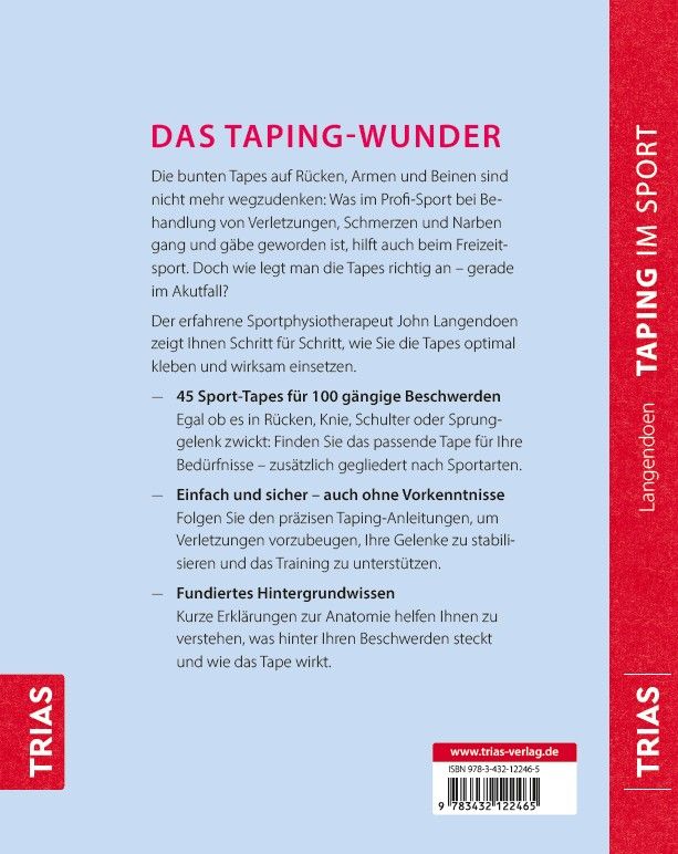 Weitere Ansicht: Taping im Sport | John Langendoen-Sertel