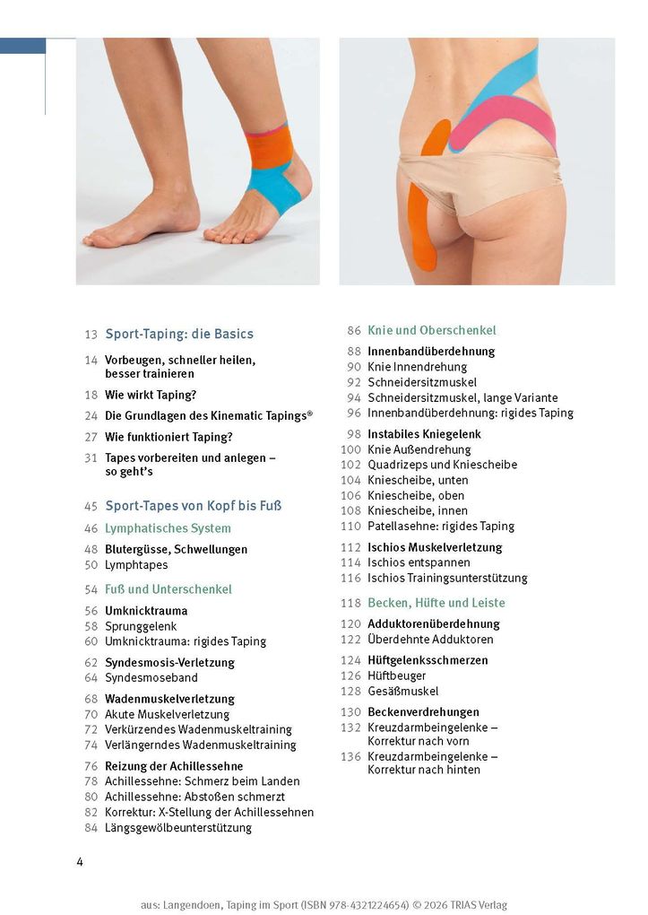 Weitere Ansicht: Taping im Sport | John Langendoen-Sertel
