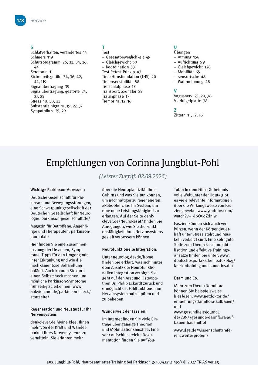 Weitere Ansicht: Neurozentriertes Training bei Parkinson | Corinna Jungblut-Pohl