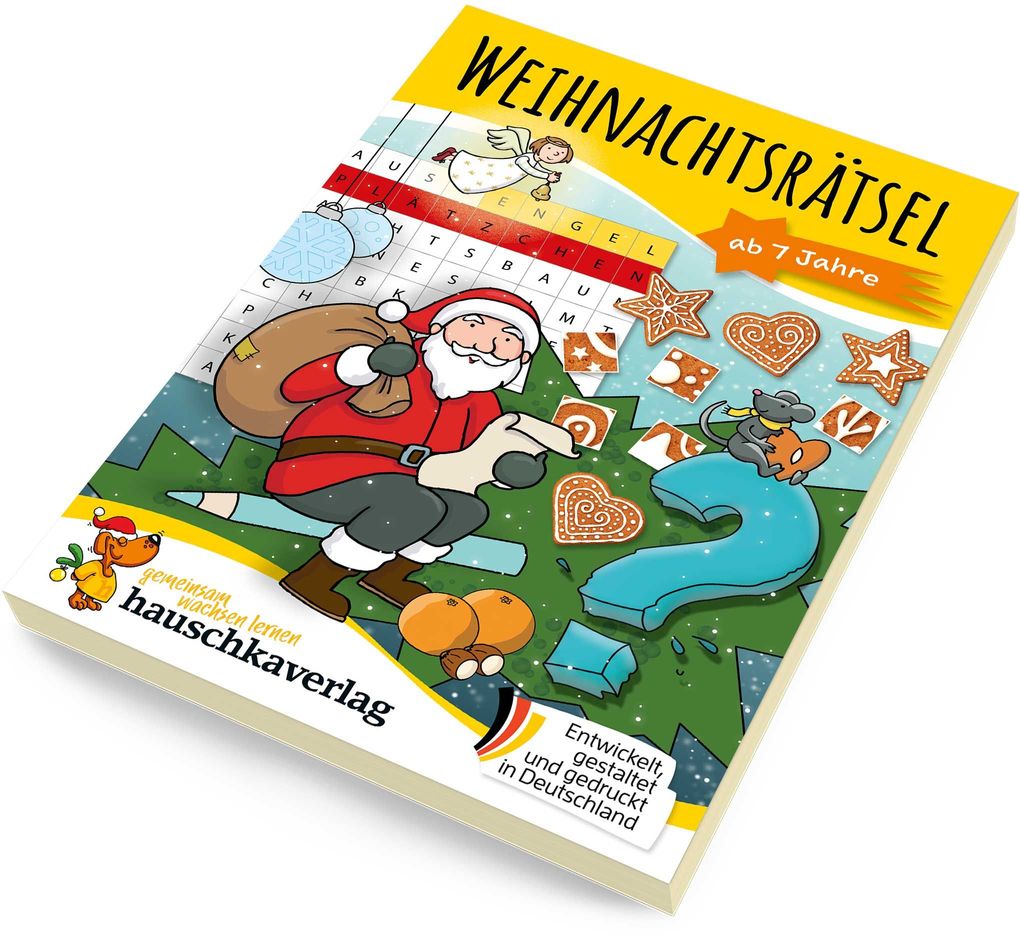 Weitere Ansicht: Weihnachtsrätsel - Rätselblock ab 7 Jahre | Agnes Spiecker