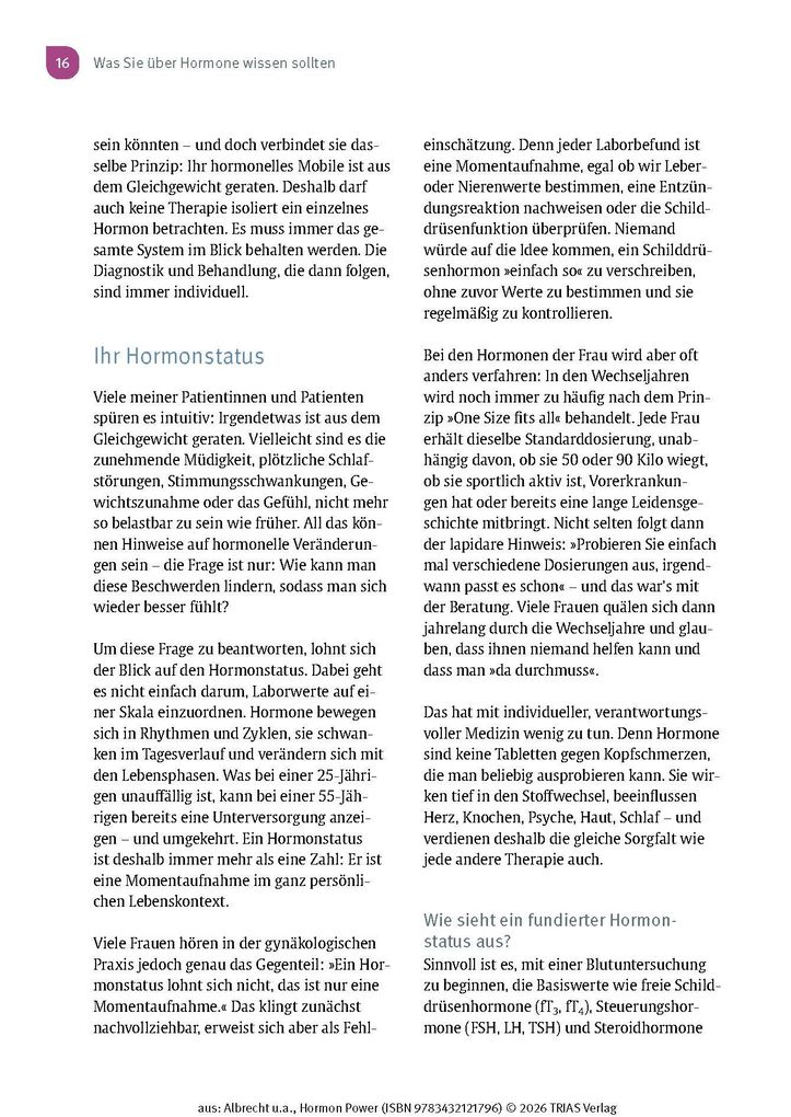 Weitere Ansicht: Hormon-Power | Marike Albrecht, Marianne Krug
