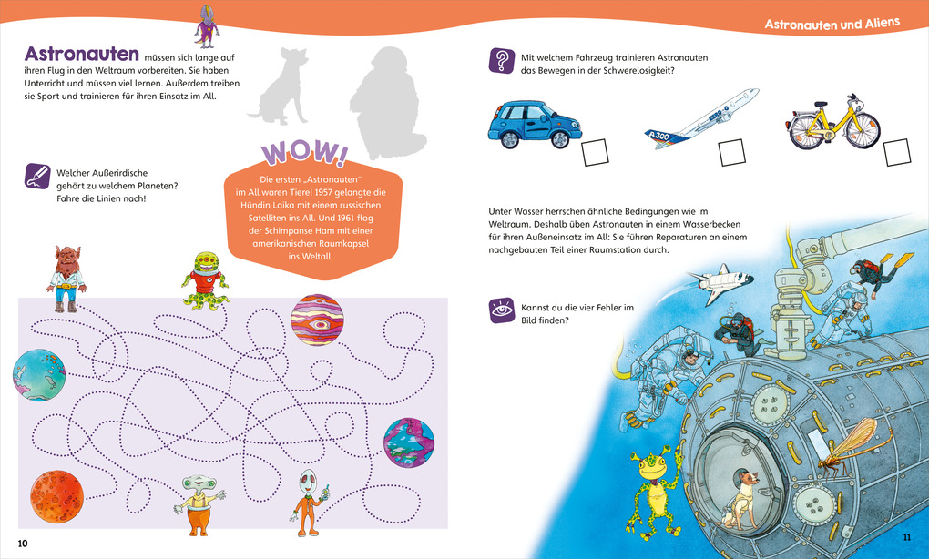 Weitere Ansicht: WAS IST WAS Junior Mitmach-Heft Weltraum | Sabine Stauber