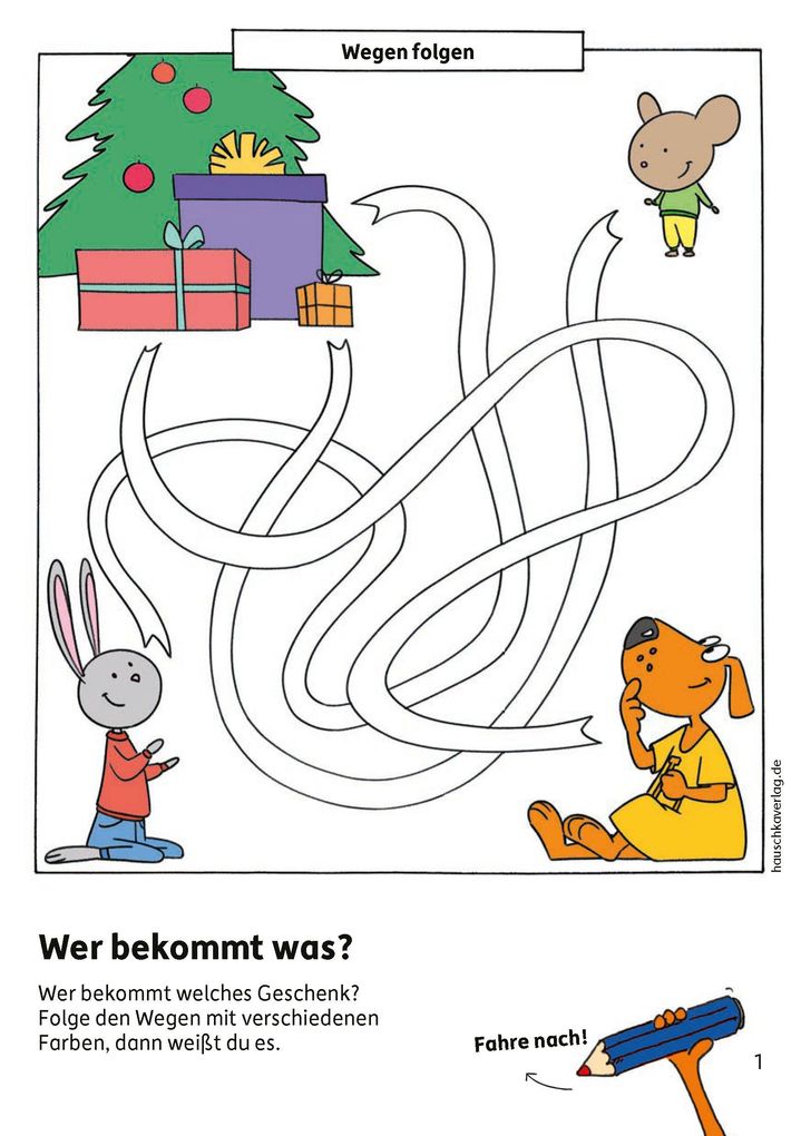 Weitere Ansicht: Weihnachtsrätsel - Kunterbunter Kindergartenblock ab 4 Jahre | Ulrike Maier