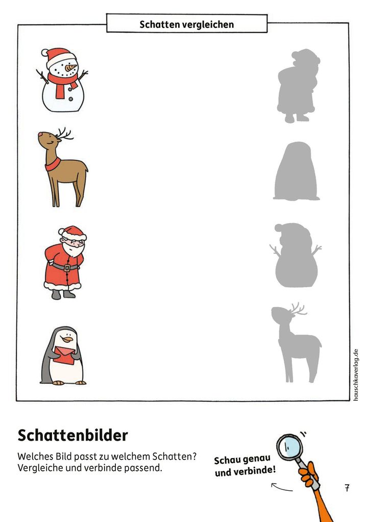 Weitere Ansicht: Weihnachtsrätsel - Kunterbunter Kindergartenblock ab 3 Jahre | Ulrike Maier