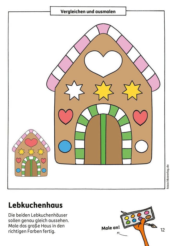 Weitere Ansicht: Weihnachtsrätsel - Kunterbunter Kindergartenblock ab 3 Jahre | Ulrike Maier