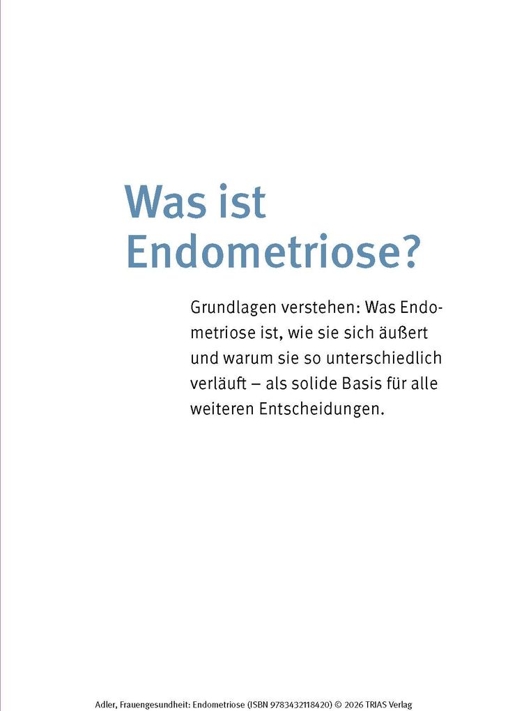 Weitere Ansicht: Frauengesundheit: Endometriose | Christine Adler