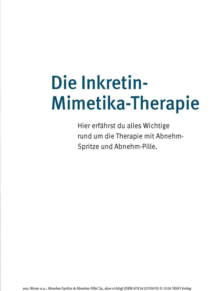 Weitere Ansicht: Abnehm-Spritze & Abnehm-Pille? Ja, aber richtig! | Nicolai Worm, Heike Niemeier