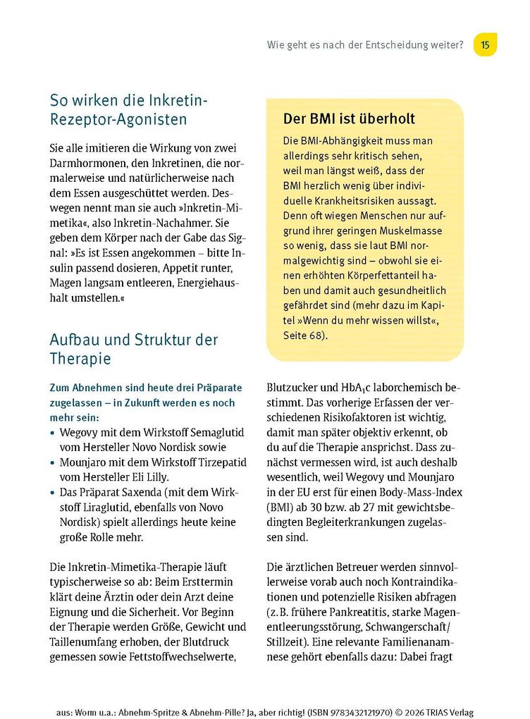 Weitere Ansicht: Abnehm-Spritze & Abnehm-Pille? Ja, aber richtig! | Nicolai Worm, Heike Niemeier