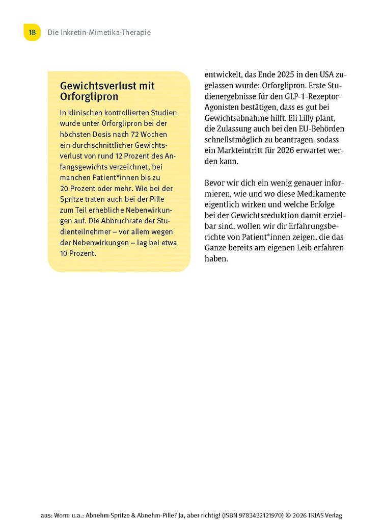 Weitere Ansicht: Abnehm-Spritze & Abnehm-Pille? Ja, aber richtig! | Nicolai Worm, Heike Niemeier