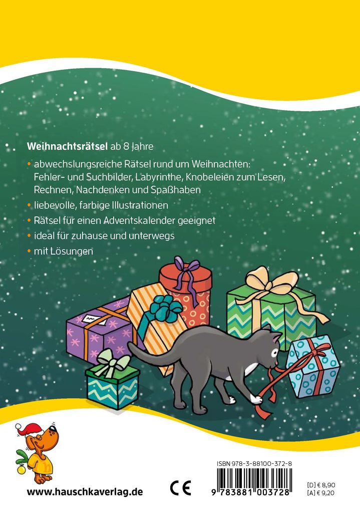 Weitere Ansicht: Weihnachtsrätsel - Rätselblock ab 8 Jahre | Agnes Spiecker