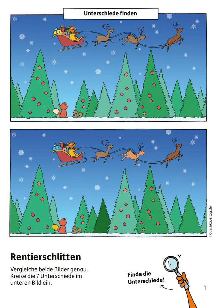 Weitere Ansicht: Weihnachtsrätsel - Kunterbunter Vorschulblock ab 5 Jahre | Ulrike Maier