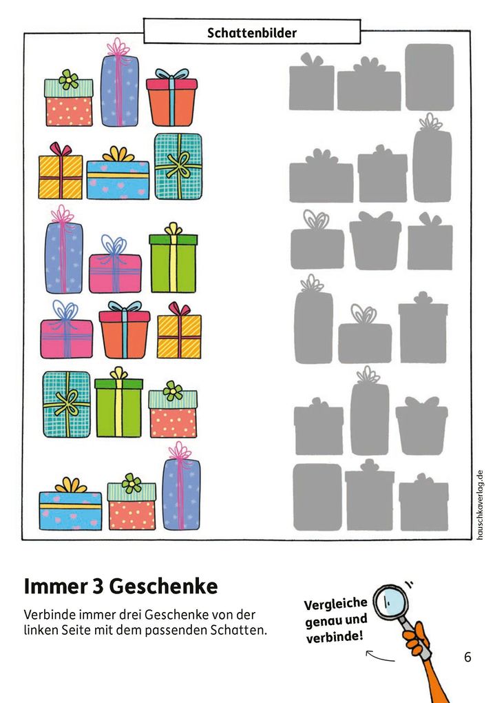 Weitere Ansicht: Weihnachtsrätsel - Kunterbunter Vorschulblock ab 5 Jahre | Ulrike Maier