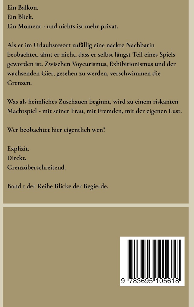 Weitere Ansicht: Blicke der Begierde | Rafael S. Blyckwood