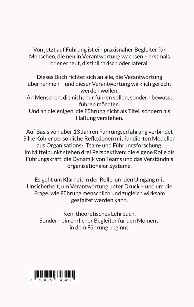 Weitere Ansicht: Von jetzt auf Führung | Silke Köhler