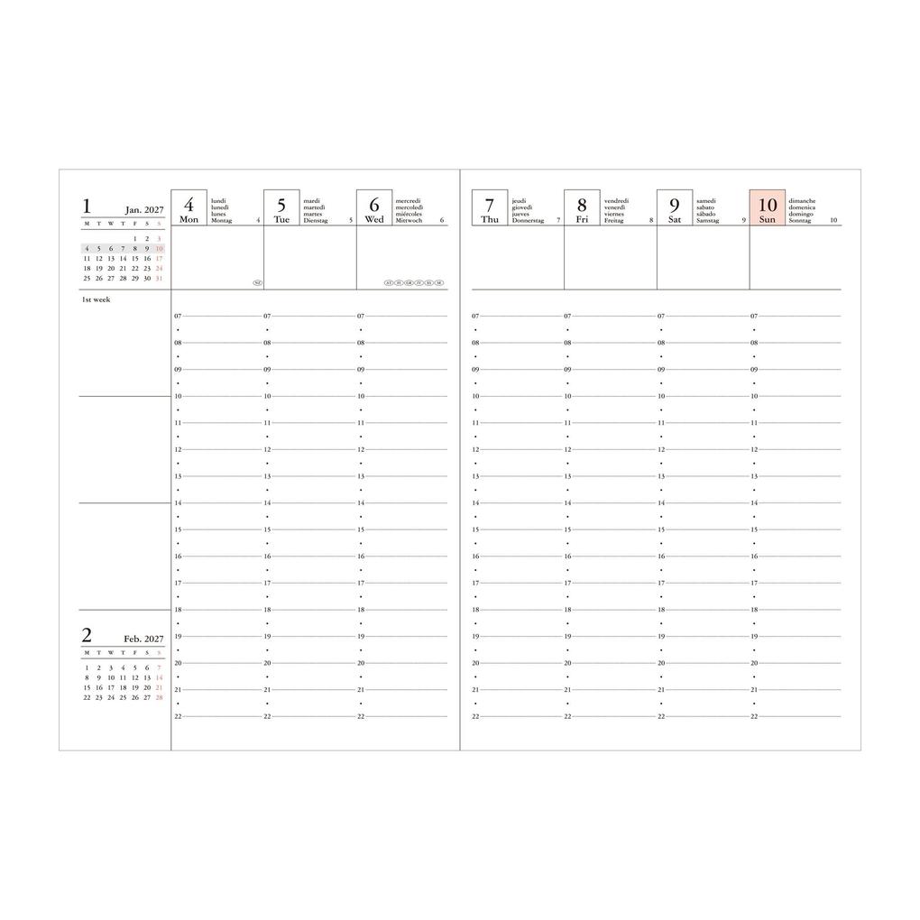Weitere Ansicht: MARK'S 2026/27 Diary A6 Gradient // Black