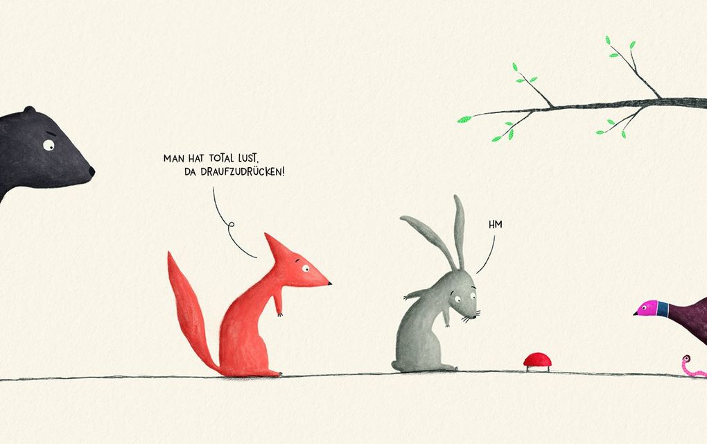 Weitere Ansicht: Pfoten weg vom roten Knopf! | Matilde Tacchini