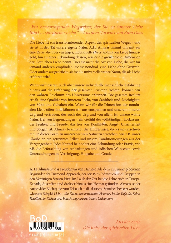 Weitere Ansicht: Liebe jenseits der Dualität | A.H. Almaas