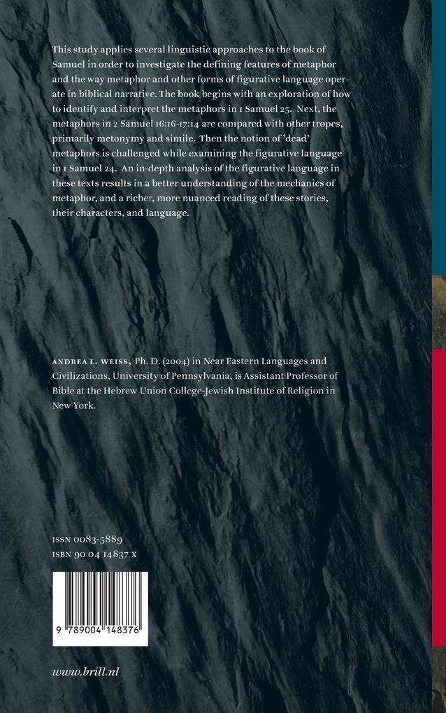 Weitere Ansicht: Figurative Language in Biblical Prose Narrative | Andrea Weiss