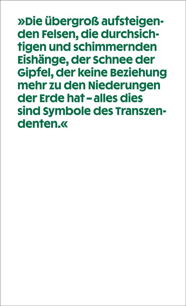 Weitere Ansicht: Die Alpen | Georg Simmel