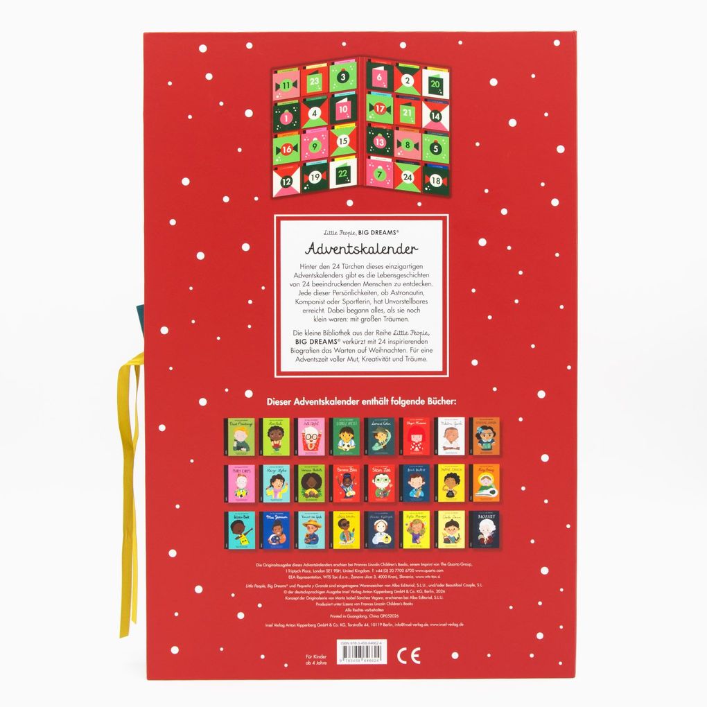 Weitere Ansicht: Little People, BIG DREAMS - Adventskalender
