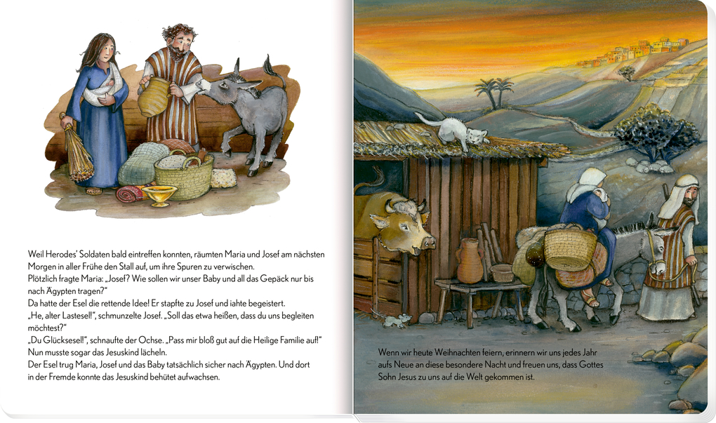 Weitere Ansicht: Die Weihnachtsgeschichte erzählt nach Matthäus und Lukas | Gaby Grosser