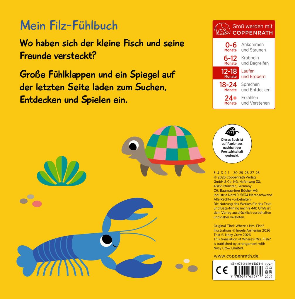 Weitere Ansicht: Mein Filz-Fühlbuch: Kuckuck, kleiner Fisch!