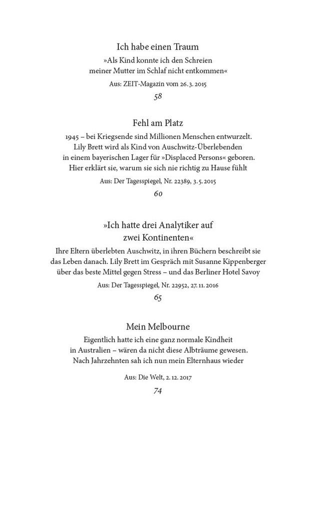 Weitere Ansicht: 'Lachen durchdringt den Schmerz.' | Lily Brett