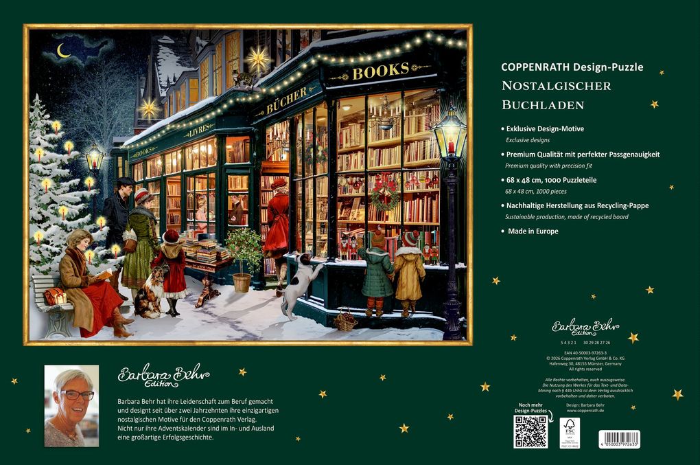 Weitere Ansicht: Puzzle - Nostalgischer Buchladen - 1000 Teile