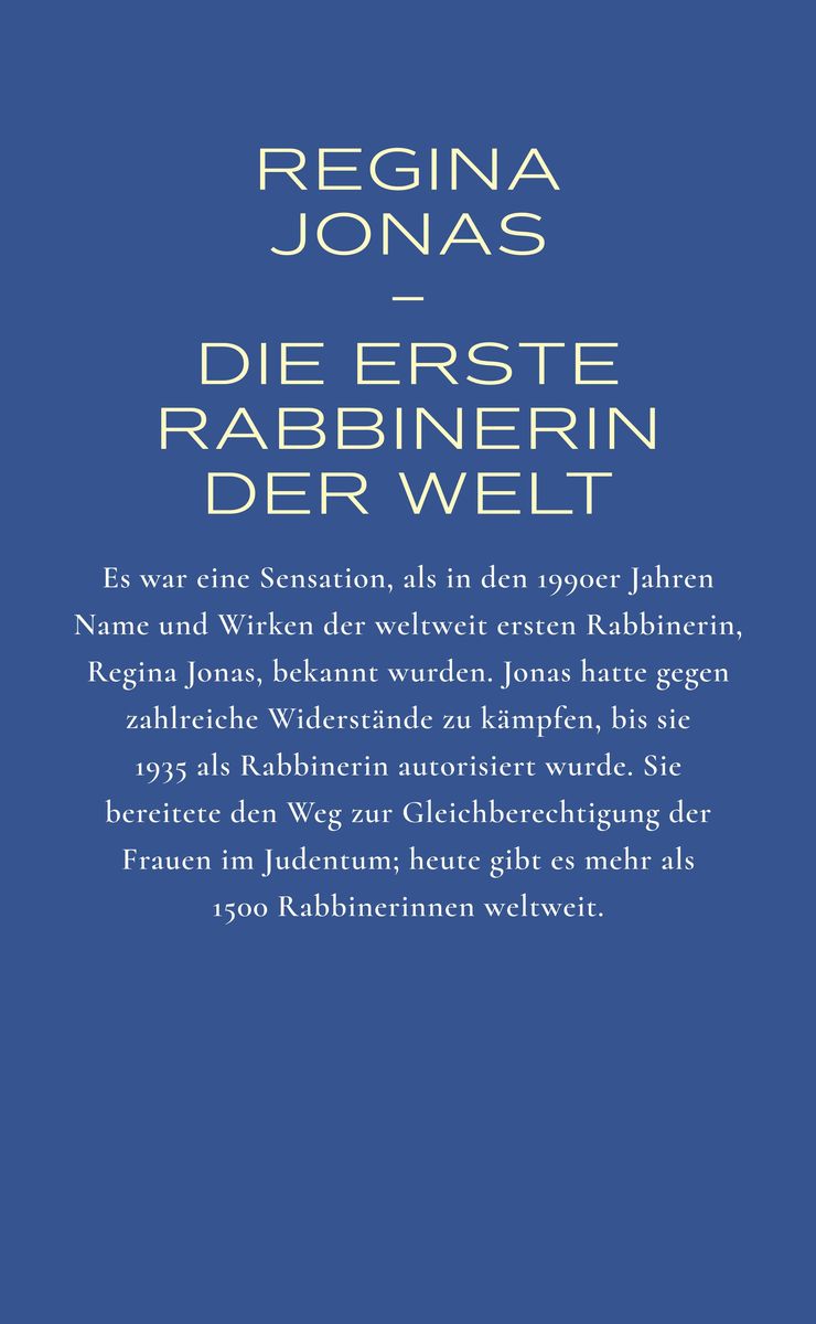 Weitere Ansicht: Regina Jonas | Ulrike Offenberg, Martin Heimbucher