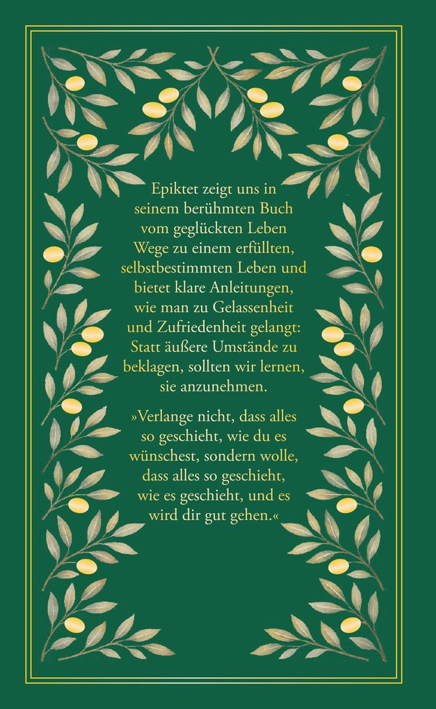 Weitere Ansicht: Das Buch vom geglückten Leben | Epiktet