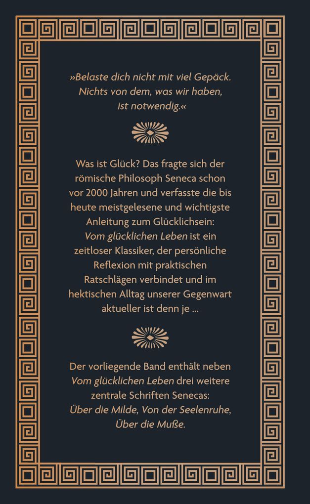 Weitere Ansicht: Vom glücklichen Leben | Seneca
