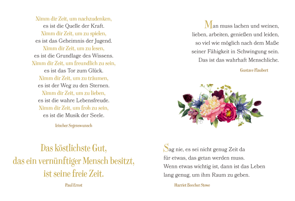 Weitere Ansicht: Nimm dir ein bisschen Zeit für dich