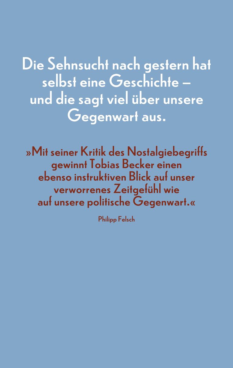 Weitere Ansicht: Heimweh nach gestern | Tobias Becker