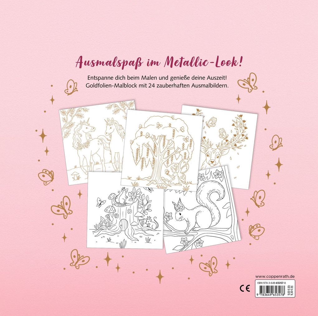 Weitere Ansicht: Goldfolien-Malblock