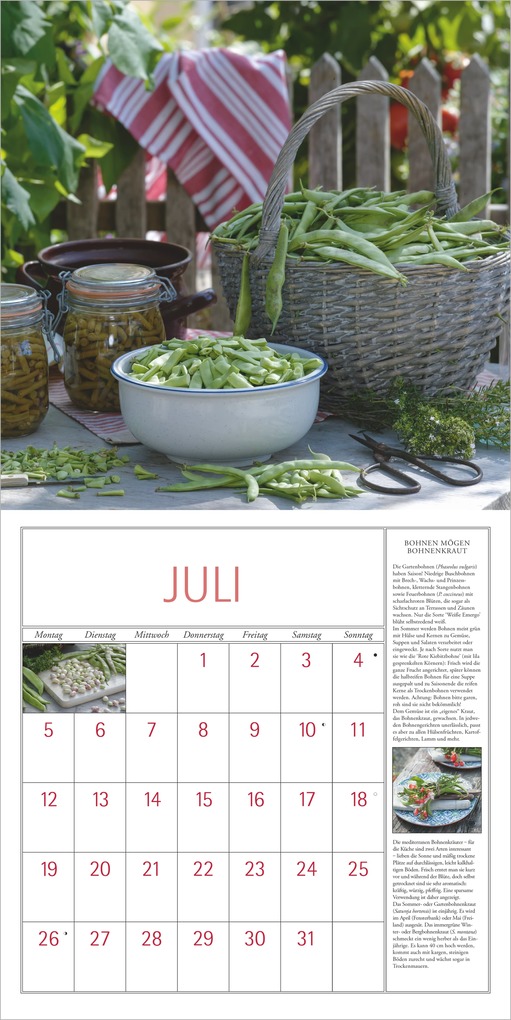 Weitere Ansicht: DuMonts Kräuter Kalender 2027 | Neumann Verlage GmbH & Co. KG