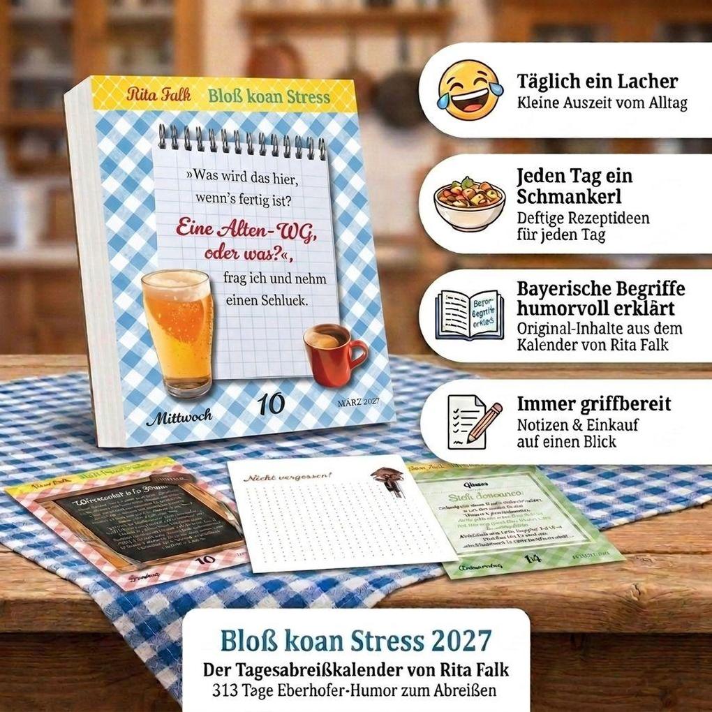 Weitere Ansicht: Rita Falk - Bloß koan Stress 2027