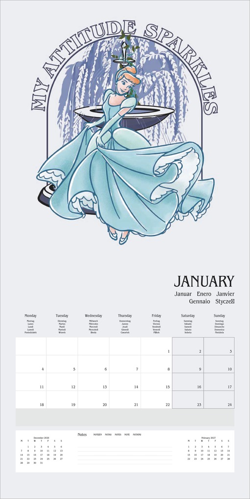 Weitere Ansicht: DISNEY PRINCESS 2027 | Neumann Verlage GmbH & Co. KG