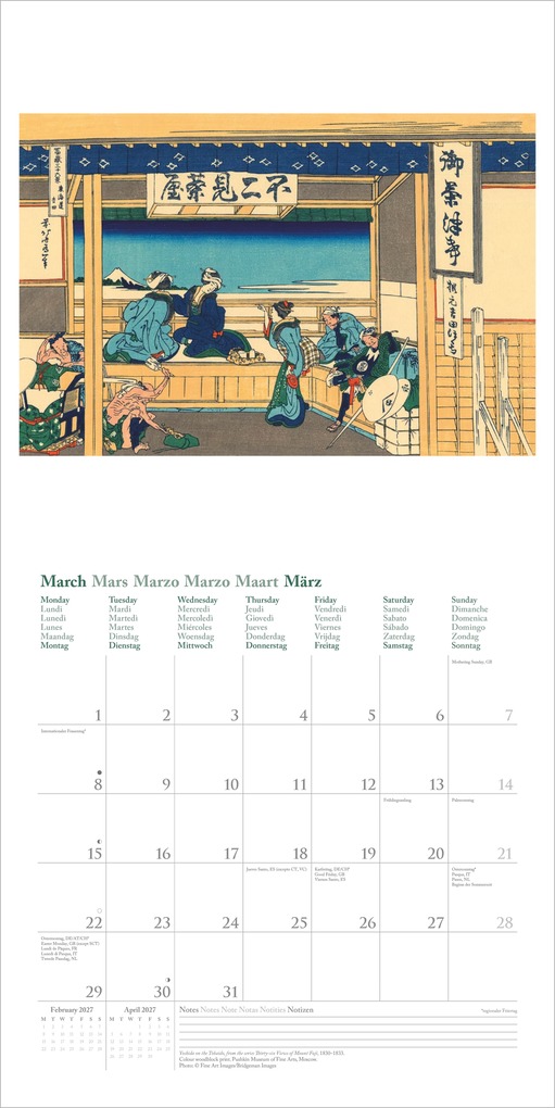 Weitere Ansicht: Hokusai 2027 | Neumann Verlage GmbH & Co. KG, Katsushika Hokusai
