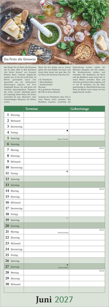 Weitere Ansicht: Kräuter & Gewürze Küchenplaner 2027 | Neumann Verlage GmbH & Co. KG